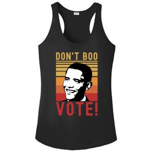 DonT Boo Vote Democratic Obama Speech Gift Ladies PosiCharge Competitor Racerback Tank