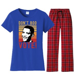 DonT Boo Vote Democratic Obama Speech Gift Women's Flannel Pajama Set