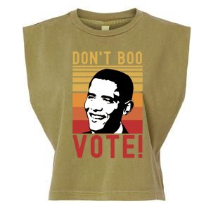 DonT Boo Vote Democratic Obama Speech Gift Garment-Dyed Women's Muscle Tee