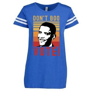 DonT Boo Vote Democratic Obama Speech Gift Enza Ladies Jersey Football T-Shirt