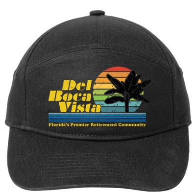 Del Boca Vista Retirement Community Funny Novelty 7-Panel Snapback Hat