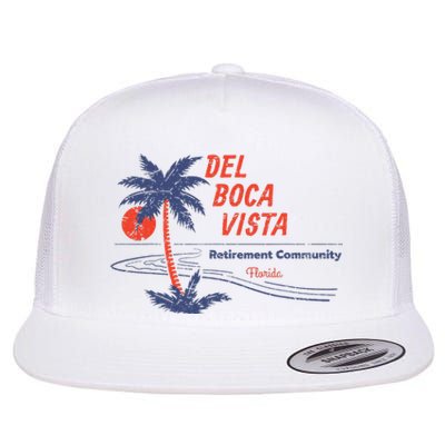 Del Boca Vista Flat Bill Trucker Hat