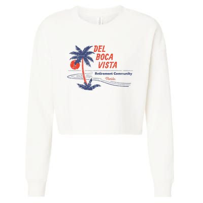 Del Boca Vista Cropped Pullover Crew