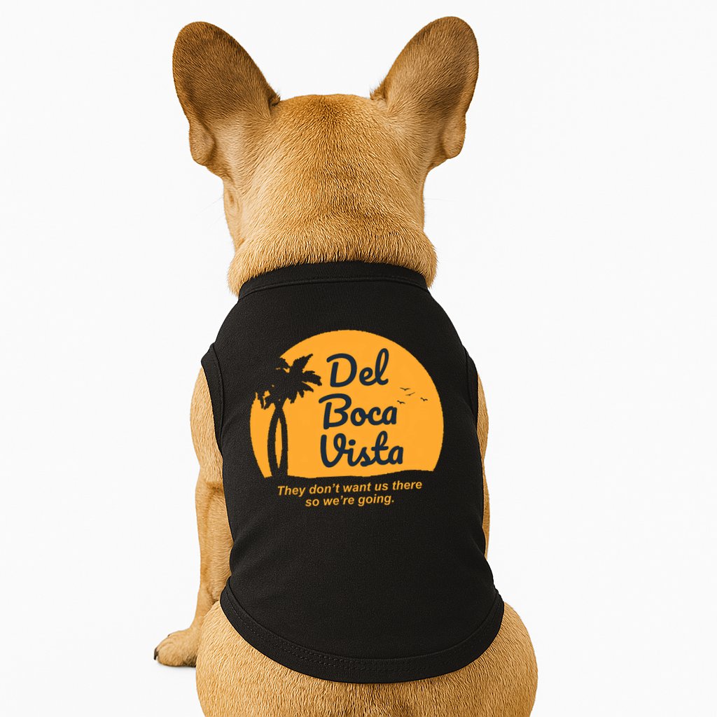 Del Boca Vista Florida We're Going Premium Doggie Tank