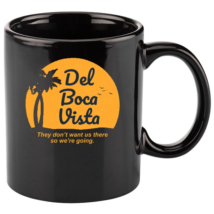 Del Boca Vista Florida We're Going Premium 11oz C Handle Ceramic Mug