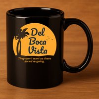 Del Boca Vista Florida We're Going Premium 11oz C Handle Ceramic Mug