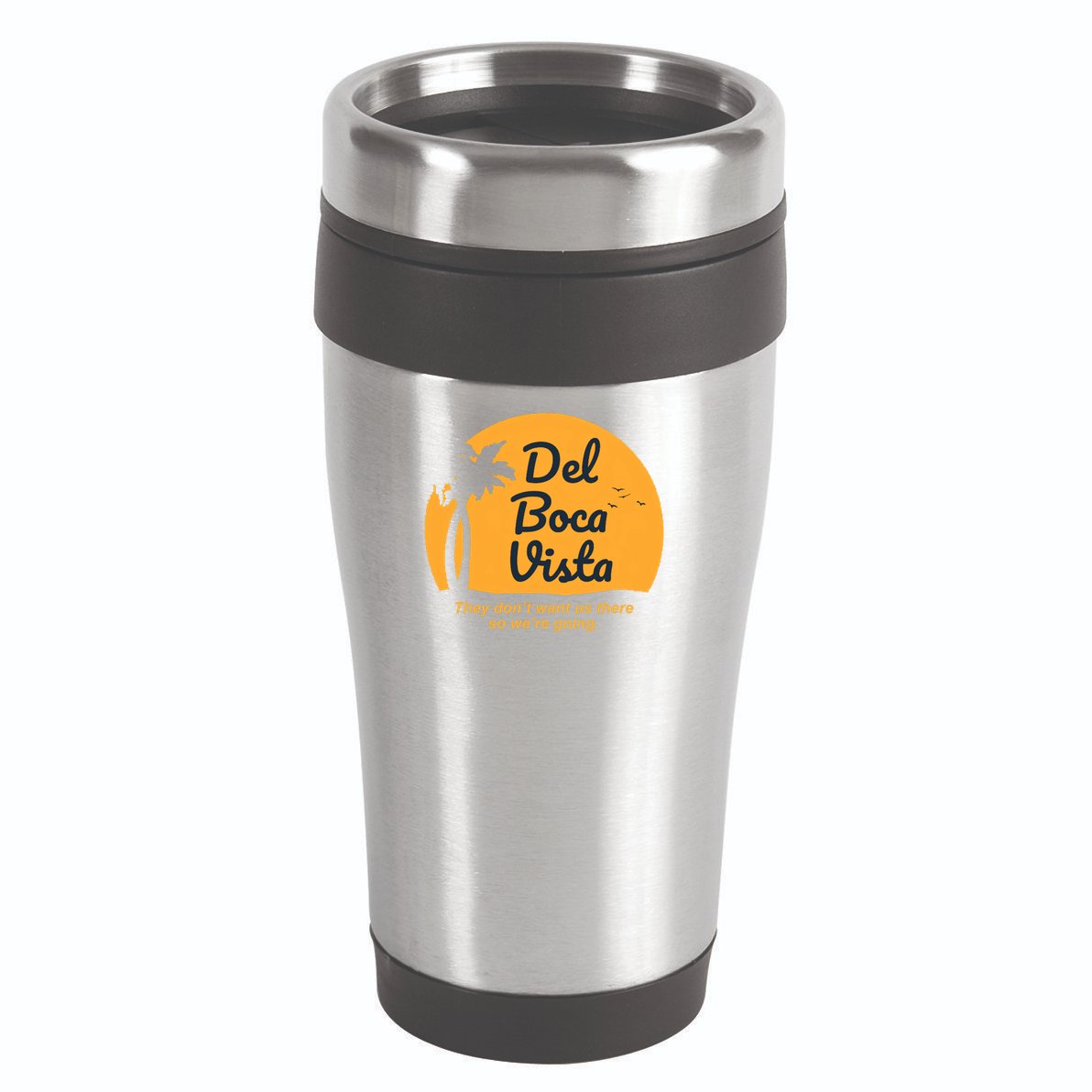Del Boca Vista Florida We're Going Premium 16oz Travel Tumbler
