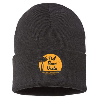 Del Boca Vista Florida We're Going Premium Sustainable Knit Beanie