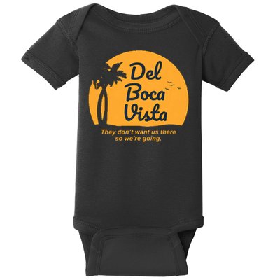 Del Boca Vista Florida We're Going Premium Baby Bodysuit