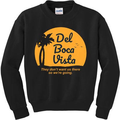 Del Boca Vista Florida We're Going Premium Kids Sweatshirt