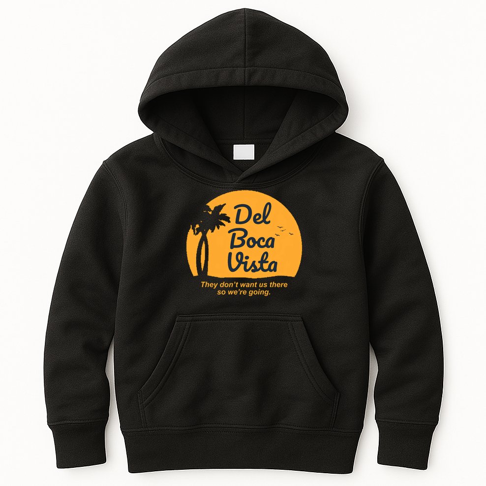 Del Boca Vista Florida We're Going Premium Kids Hoodie