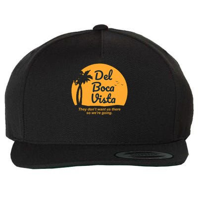 Del Boca Vista Florida We're Going Premium Wool Snapback Cap