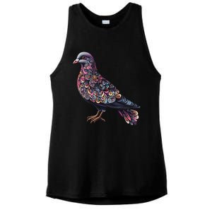 Dove Bird Watching Birder Birdwatching Nature Lover Gift Ladies PosiCharge Tri-Blend Wicking Tank