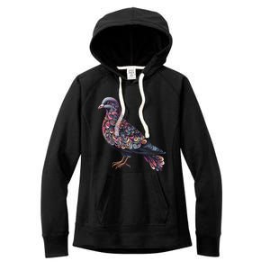 Dove Bird Watching Birder Birdwatching Nature Lover Gift Women's Fleece Hoodie