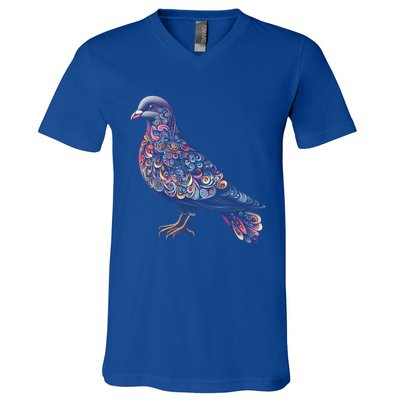 Dove Bird Watching Birder Birdwatching Nature Lover Gift V-Neck T-Shirt