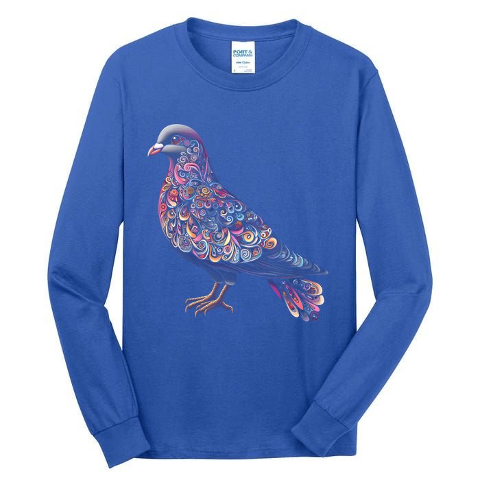 Dove Bird Watching Birder Birdwatching Nature Lover Gift Tall Long Sleeve T-Shirt