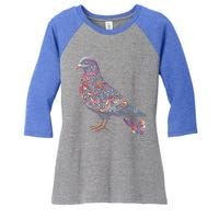 Dove Bird Watching Birder Birdwatching Nature Lover Gift Women's Tri-Blend 3/4-Sleeve Raglan Shirt