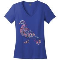 Dove Bird Watching Birder Birdwatching Nature Lover Gift Women's V-Neck T-Shirt