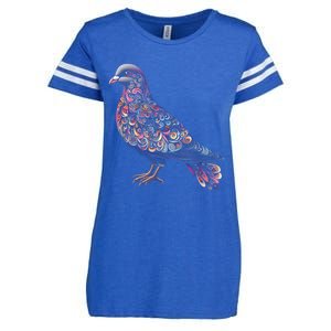 Dove Bird Watching Birder Birdwatching Nature Lover Gift Enza Ladies Jersey Football T-Shirt