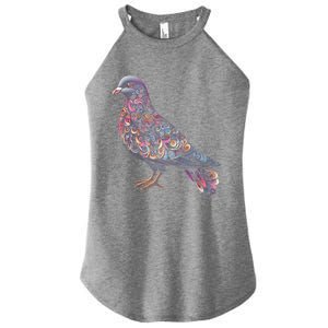 Dove Bird Watching Birder Birdwatching Nature Lover Gift Women's Perfect Tri Rocker Tank