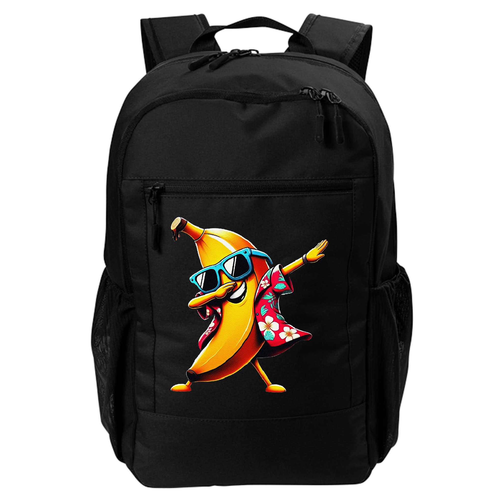 Dabbing Banana Wearing Sunglasses Dab Dance Backpack