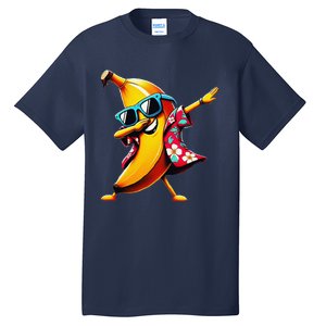 Dabbing Banana Wearing Sunglasses Dab Dance Tall T-Shirt