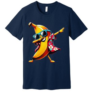 Dabbing Banana Wearing Sunglasses Dab Dance Premium T-Shirt