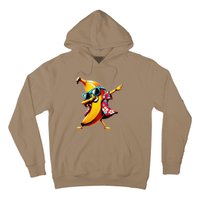 Dabbing Banana Wearing Sunglasses Dab Dance Hoodie