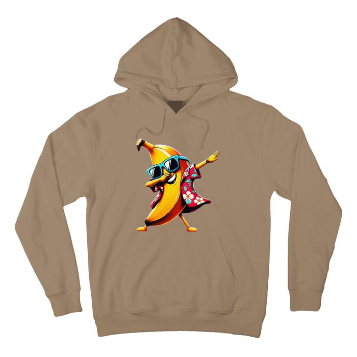 Dabbing Banana Wearing Sunglasses Dab Dance Hoodie