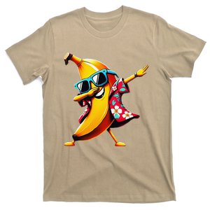 Dabbing Banana Wearing Sunglasses Dab Dance T-Shirt