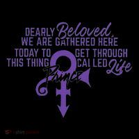 Dearly Beloved We Are Gathered Here Today To Get Through Youth Performance Sprint T-Shirt