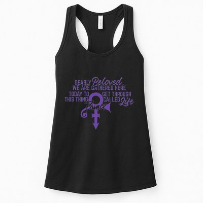 Dearly Beloved We Are Gathered Here Today To Get Through Womens Tank Top