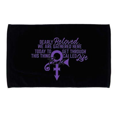 Dearly Beloved We Are Gathered Here Today To Get Through Microfiber Hand Towel