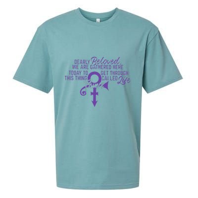 Dearly Beloved We Are Gathered Here Today To Get Through Sueded Cloud Jersey T-Shirt