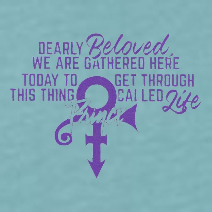 Dearly Beloved We Are Gathered Here Today To Get Through Sueded Cloud Jersey T-Shirt