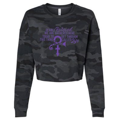 Dearly Beloved We Are Gathered Cropped Pullover Crew