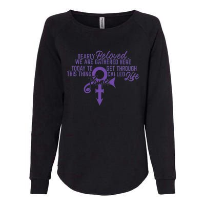 Dearly Beloved We Are Gathered Womens California Wash Sweatshirt