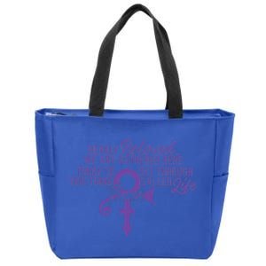 Dearly Beloved We Are Gathered Zip Tote Bag