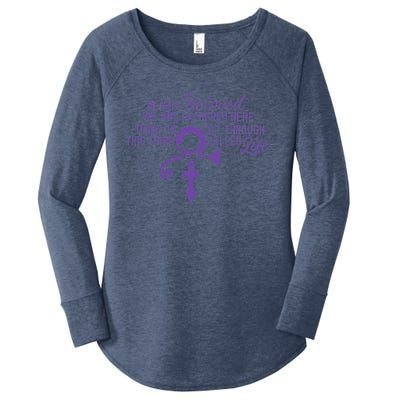 Dearly Beloved We Are Gathered Women's Perfect Tri Tunic Long Sleeve Shirt