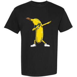 Dabbing Banana Wearing Sunglasses Dab Dance Girl Garment-Dyed Heavyweight T-Shirt