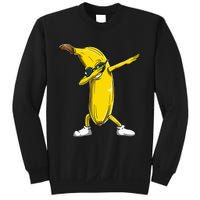 Dabbing Banana Wearing Sunglasses Dab Dance Girl Sweatshirt