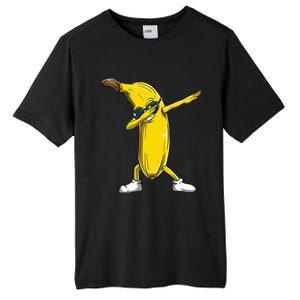 Dabbing Banana Wearing Sunglasses Dab Dance Girl Tall Fusion ChromaSoft Performance T-Shirt