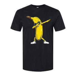 Dabbing Banana Wearing Sunglasses Dab Dance Girl Softstyle CVC T-Shirt