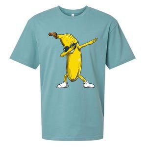 Dabbing Banana Wearing Sunglasses Dab Dance Girl Sueded Cloud Jersey T-Shirt