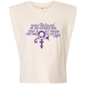 Dearly Beloved We Are Gathered Here Today To Get Through Garment-Dyed Women's Muscle Tee