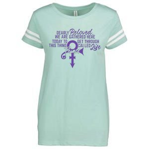 Dearly Beloved We Are Gathered Here Today To Get Through Enza Ladies Jersey Football T-Shirt