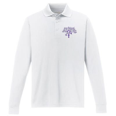 Dearly Beloved We Are Gathered Here Today To Get Through Performance Long Sleeve Polo