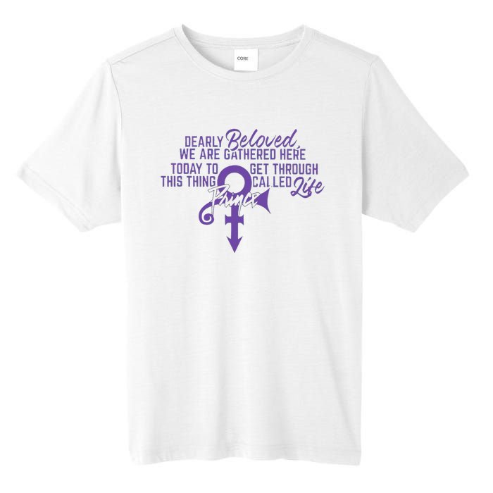 Dearly Beloved We Are Gathered Here Today To Get Through Tall Fusion ChromaSoft Performance T-Shirt