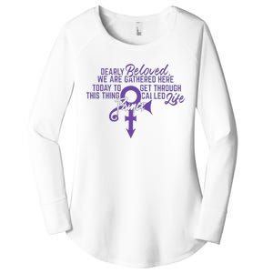 Dearly Beloved We Are Gathered Here Today To Get Through Women's Perfect Tri Tunic Long Sleeve Shirt