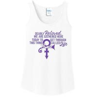 Dearly Beloved We Are Gathered Here Today To Get Through Ladies Essential Tank